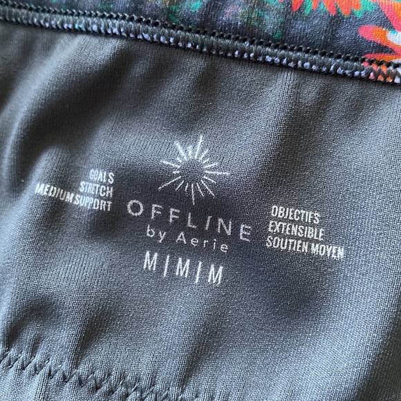 OFFLINE by aerie Floral Women's Tank Crop Top - Multicolor - Picture 5 of 5